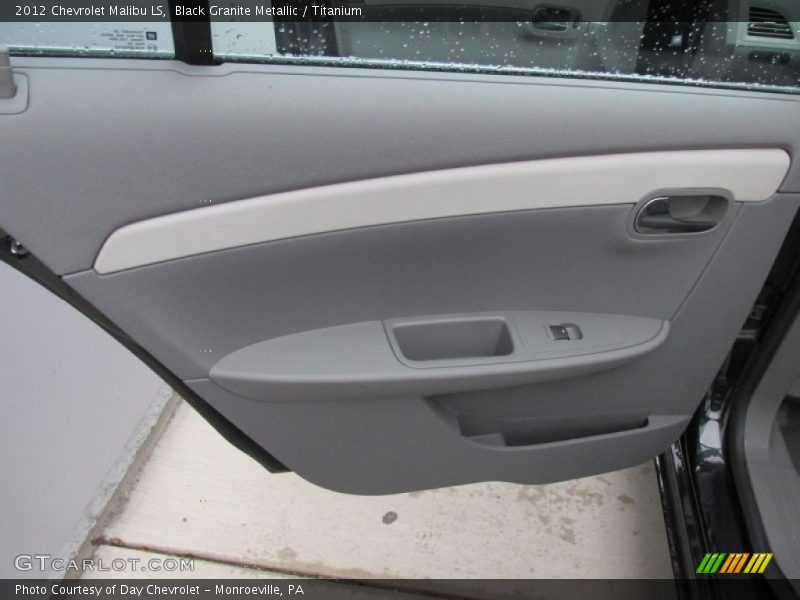 Black Granite Metallic / Titanium 2012 Chevrolet Malibu LS