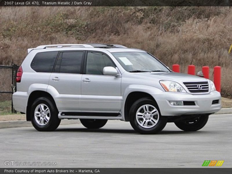 Titanium Metallic / Dark Gray 2007 Lexus GX 470
