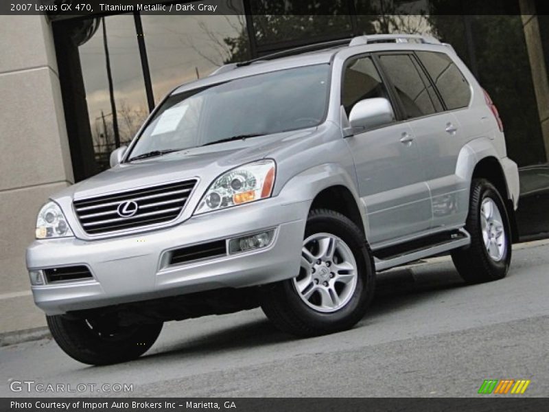 Titanium Metallic / Dark Gray 2007 Lexus GX 470