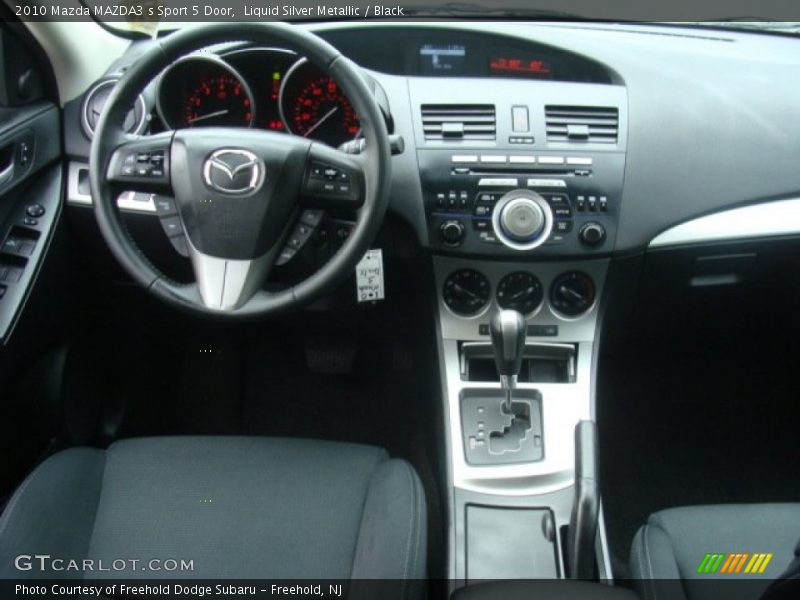 Liquid Silver Metallic / Black 2010 Mazda MAZDA3 s Sport 5 Door