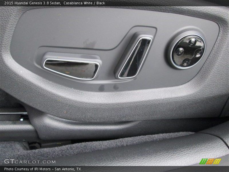 Casablanca White / Black 2015 Hyundai Genesis 3.8 Sedan