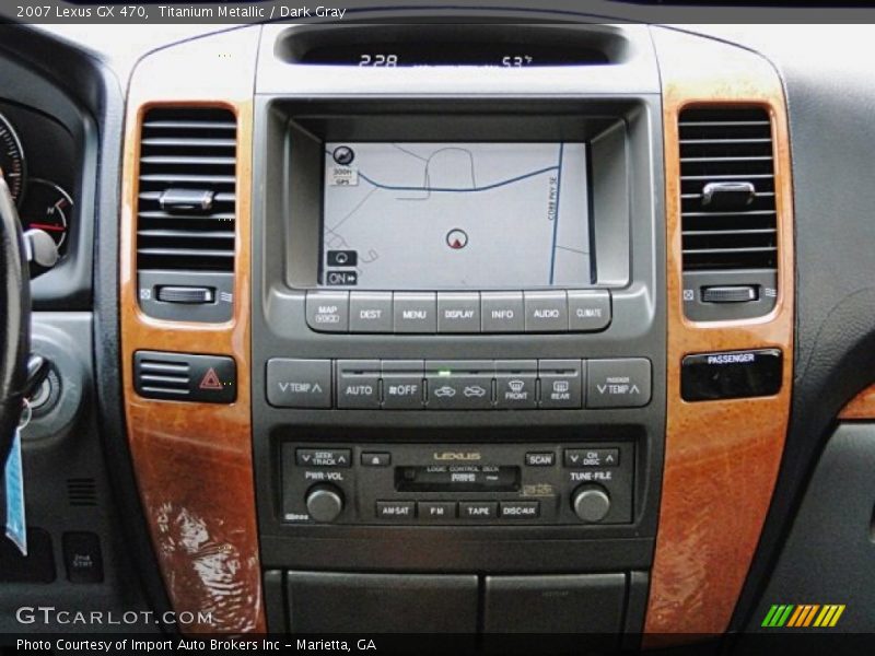 Titanium Metallic / Dark Gray 2007 Lexus GX 470