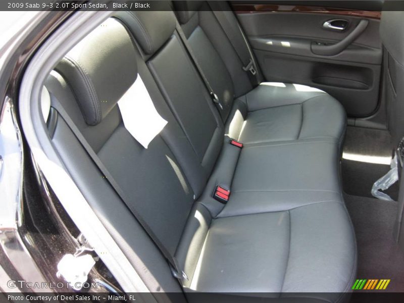 Black / Black 2009 Saab 9-3 2.0T Sport Sedan