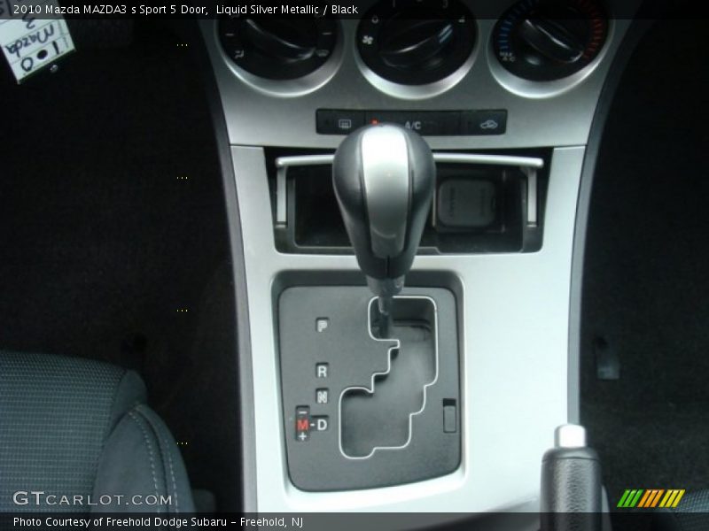 Liquid Silver Metallic / Black 2010 Mazda MAZDA3 s Sport 5 Door