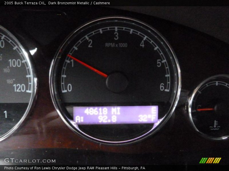 Dark Bronzemist Metallic / Cashmere 2005 Buick Terraza CXL