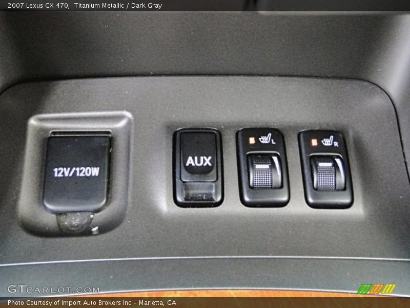Titanium Metallic / Dark Gray 2007 Lexus GX 470