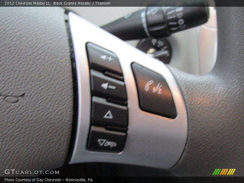 Black Granite Metallic / Titanium 2012 Chevrolet Malibu LS