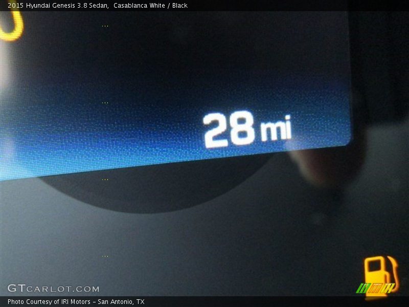 Casablanca White / Black 2015 Hyundai Genesis 3.8 Sedan