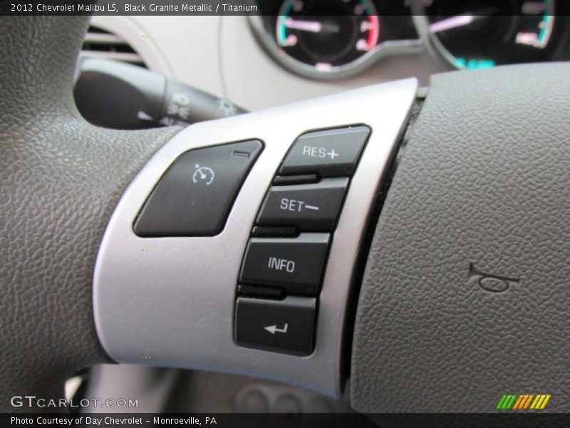 Black Granite Metallic / Titanium 2012 Chevrolet Malibu LS