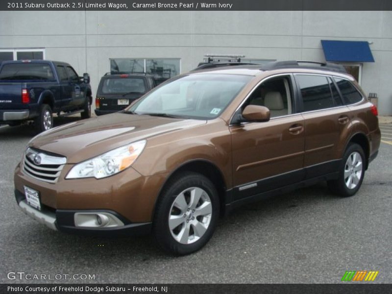 Caramel Bronze Pearl / Warm Ivory 2011 Subaru Outback 2.5i Limited Wagon