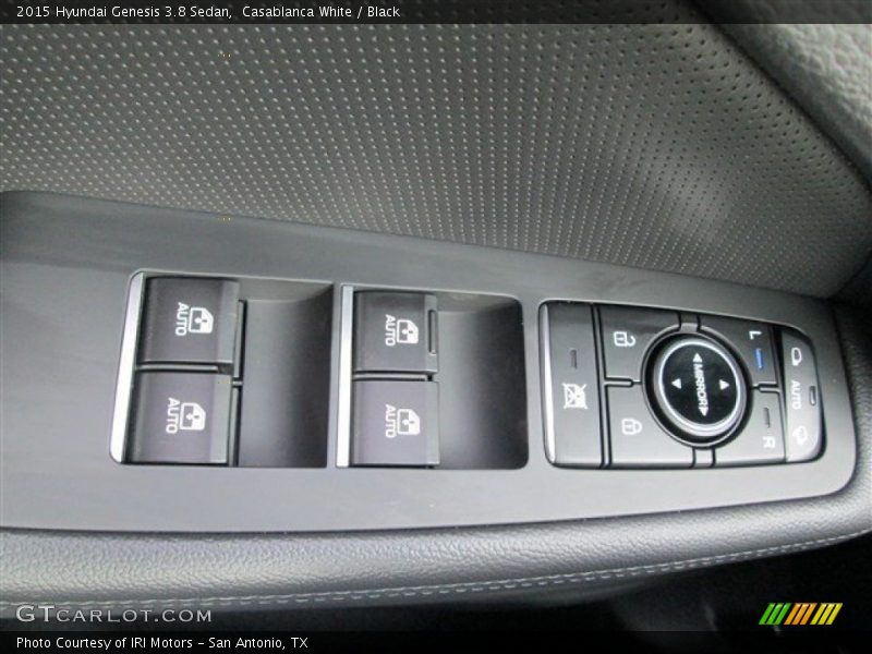 Casablanca White / Black 2015 Hyundai Genesis 3.8 Sedan