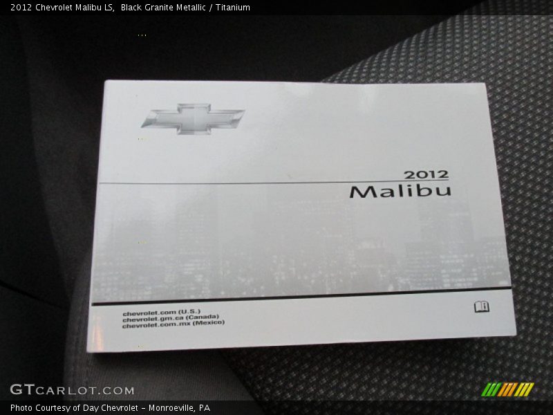Black Granite Metallic / Titanium 2012 Chevrolet Malibu LS
