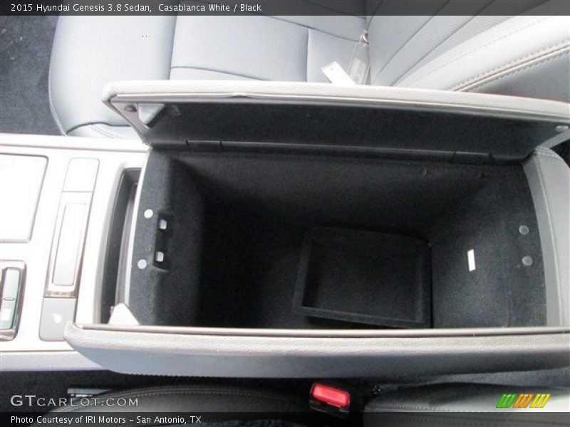 Casablanca White / Black 2015 Hyundai Genesis 3.8 Sedan