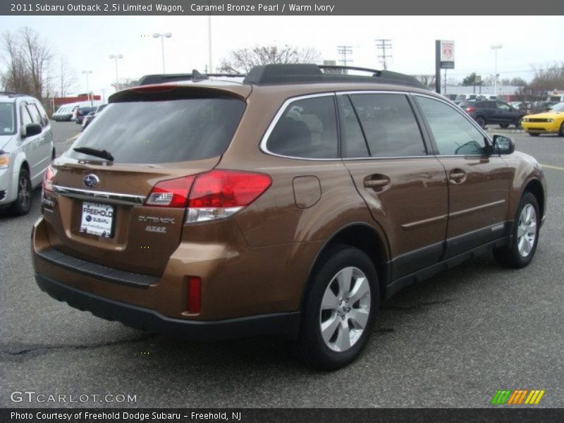 Caramel Bronze Pearl / Warm Ivory 2011 Subaru Outback 2.5i Limited Wagon