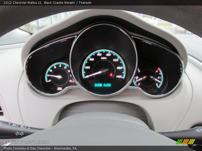 Black Granite Metallic / Titanium 2012 Chevrolet Malibu LS
