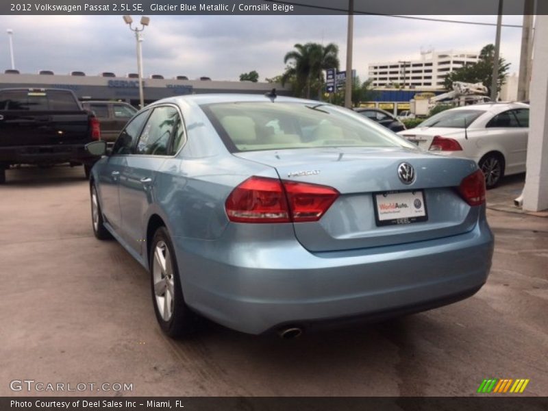 Glacier Blue Metallic / Cornsilk Beige 2012 Volkswagen Passat 2.5L SE