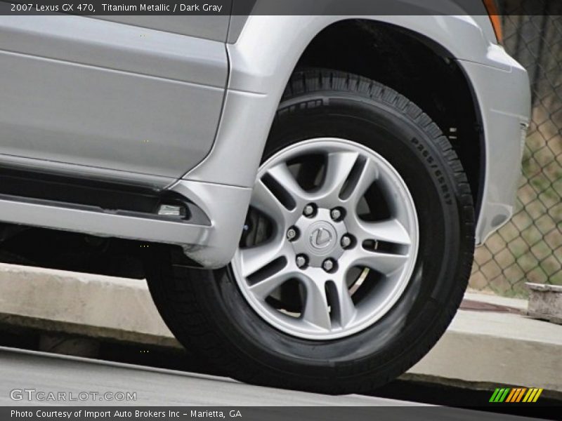 Titanium Metallic / Dark Gray 2007 Lexus GX 470