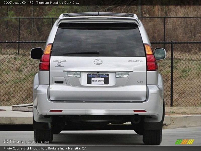 Titanium Metallic / Dark Gray 2007 Lexus GX 470