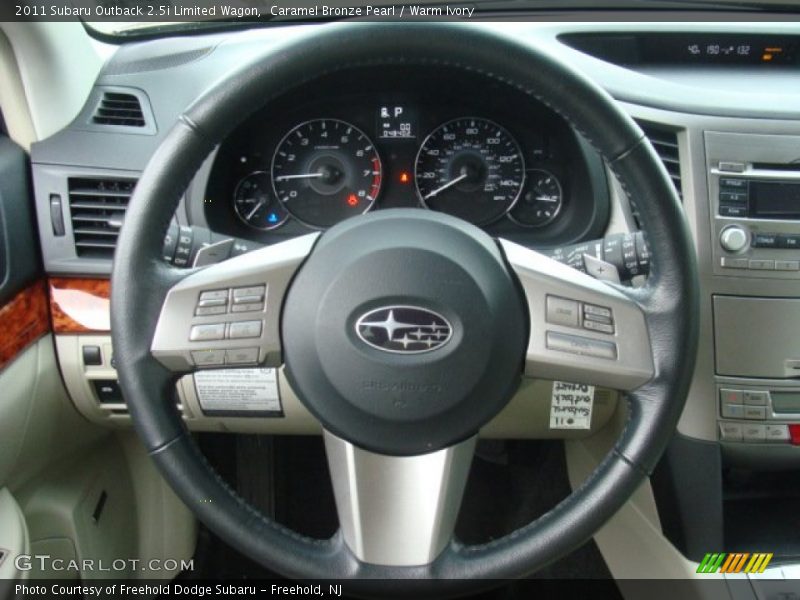 Caramel Bronze Pearl / Warm Ivory 2011 Subaru Outback 2.5i Limited Wagon