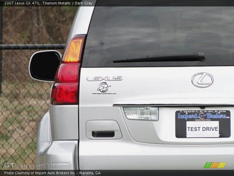 Titanium Metallic / Dark Gray 2007 Lexus GX 470