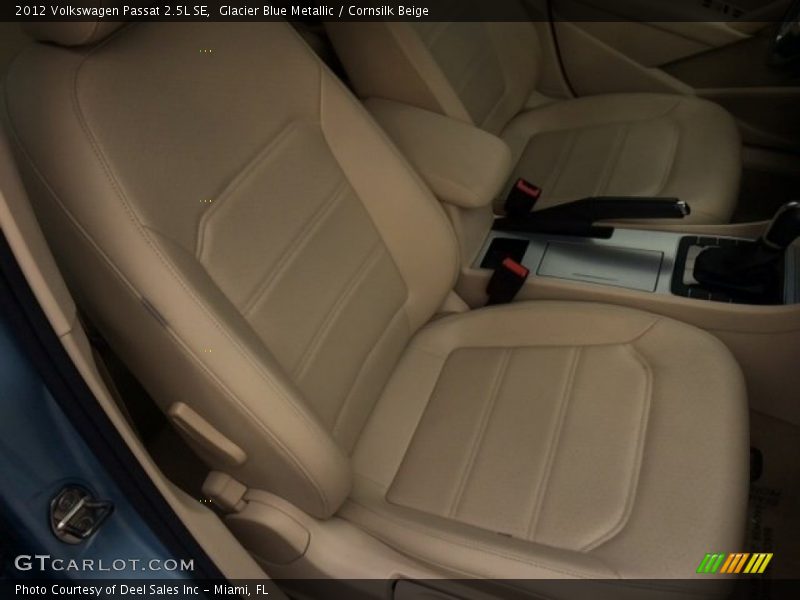 Glacier Blue Metallic / Cornsilk Beige 2012 Volkswagen Passat 2.5L SE