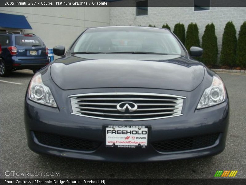 Platinum Graphite / Graphite 2009 Infiniti G 37 x Coupe