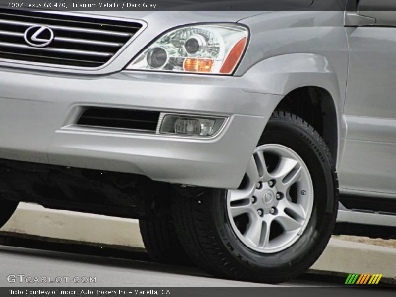 Titanium Metallic / Dark Gray 2007 Lexus GX 470