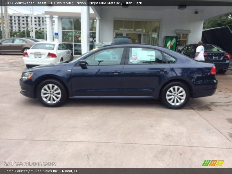  2014 Passat 1.8T Wolfsburg Edition Night Blue Metallic