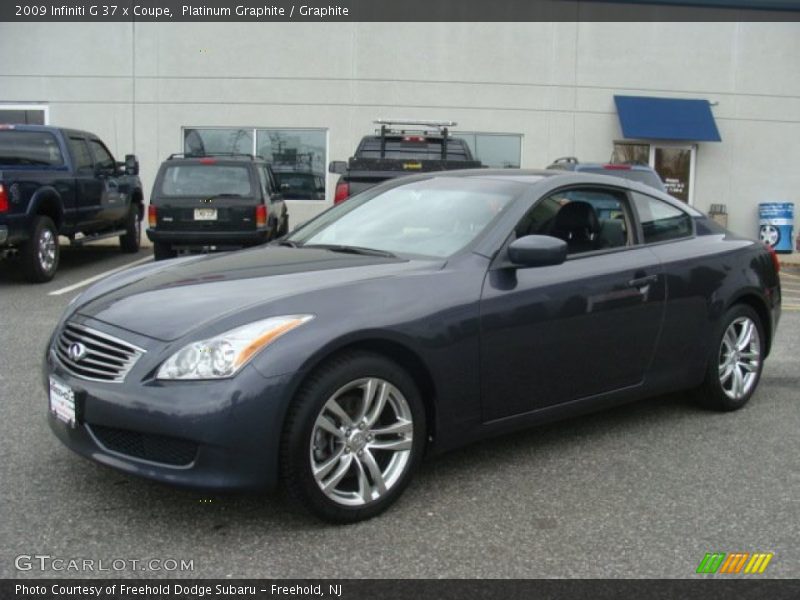 Platinum Graphite / Graphite 2009 Infiniti G 37 x Coupe