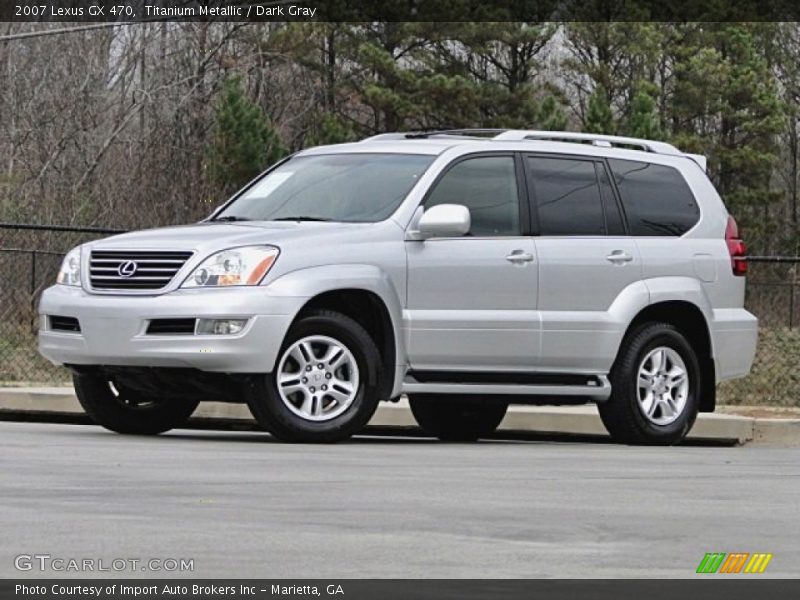 Titanium Metallic / Dark Gray 2007 Lexus GX 470