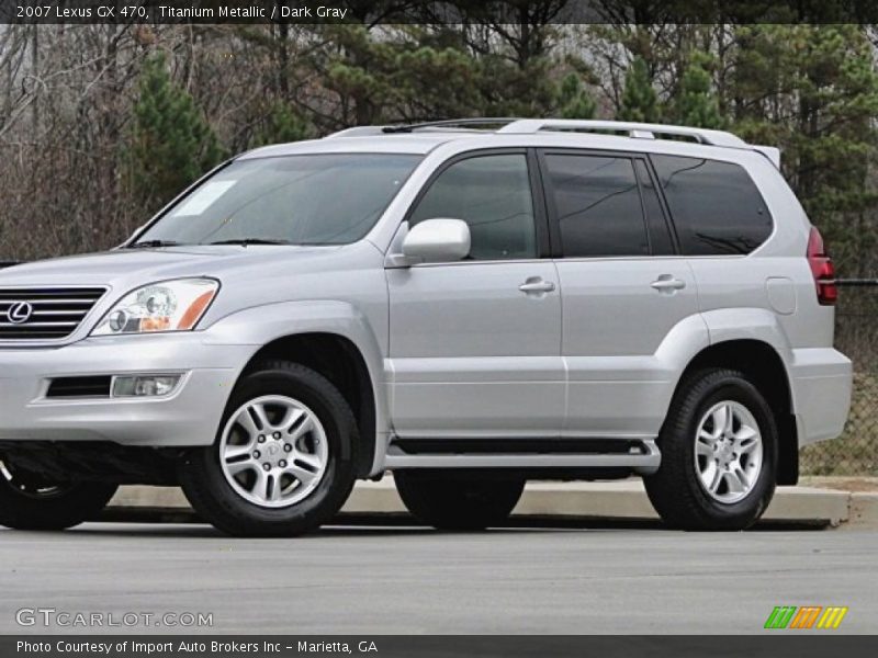 Titanium Metallic / Dark Gray 2007 Lexus GX 470