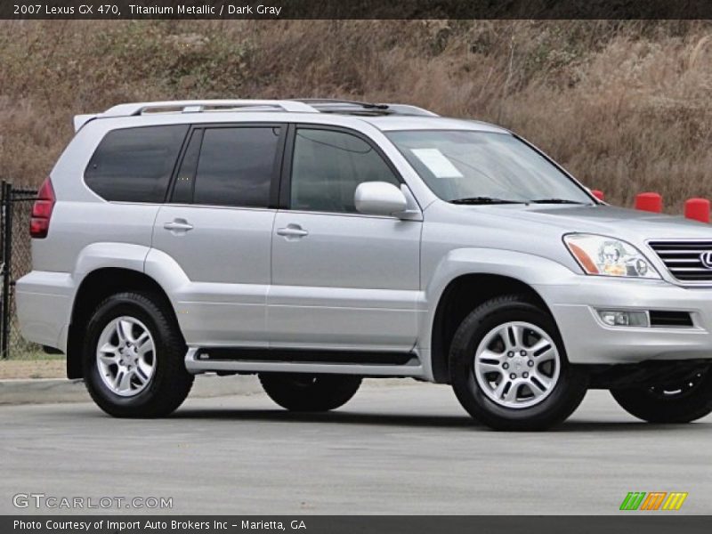 Titanium Metallic / Dark Gray 2007 Lexus GX 470