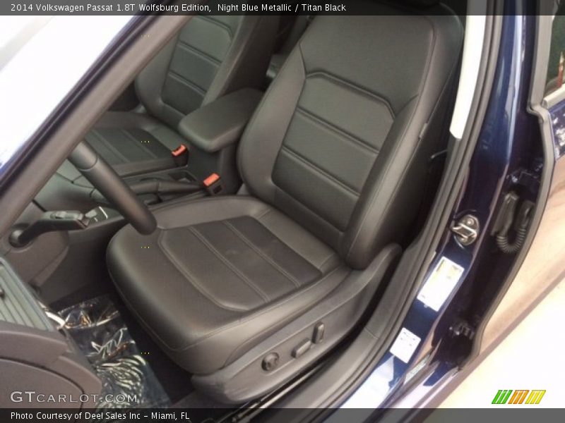 Night Blue Metallic / Titan Black 2014 Volkswagen Passat 1.8T Wolfsburg Edition