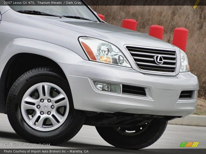 Titanium Metallic / Dark Gray 2007 Lexus GX 470