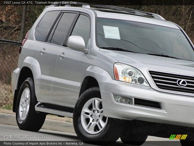 Titanium Metallic / Dark Gray 2007 Lexus GX 470
