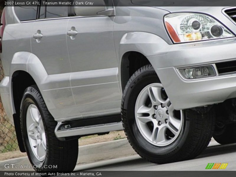 Titanium Metallic / Dark Gray 2007 Lexus GX 470