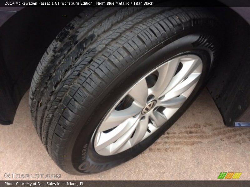 Night Blue Metallic / Titan Black 2014 Volkswagen Passat 1.8T Wolfsburg Edition