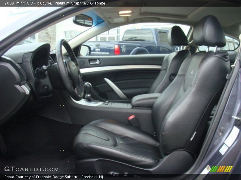 Platinum Graphite / Graphite 2009 Infiniti G 37 x Coupe