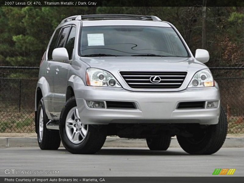 Titanium Metallic / Dark Gray 2007 Lexus GX 470