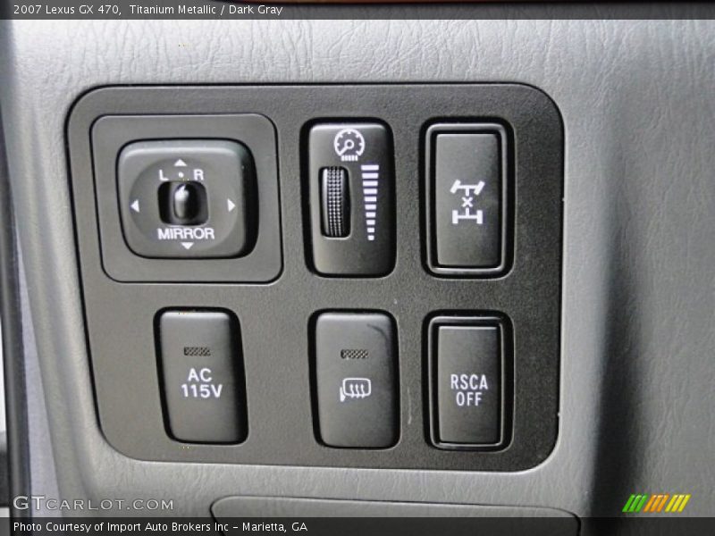 Titanium Metallic / Dark Gray 2007 Lexus GX 470