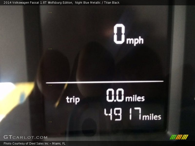 Night Blue Metallic / Titan Black 2014 Volkswagen Passat 1.8T Wolfsburg Edition