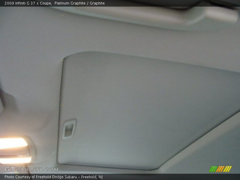 Platinum Graphite / Graphite 2009 Infiniti G 37 x Coupe