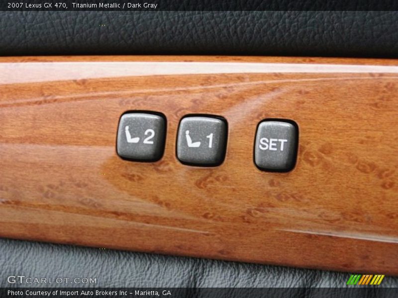 Titanium Metallic / Dark Gray 2007 Lexus GX 470