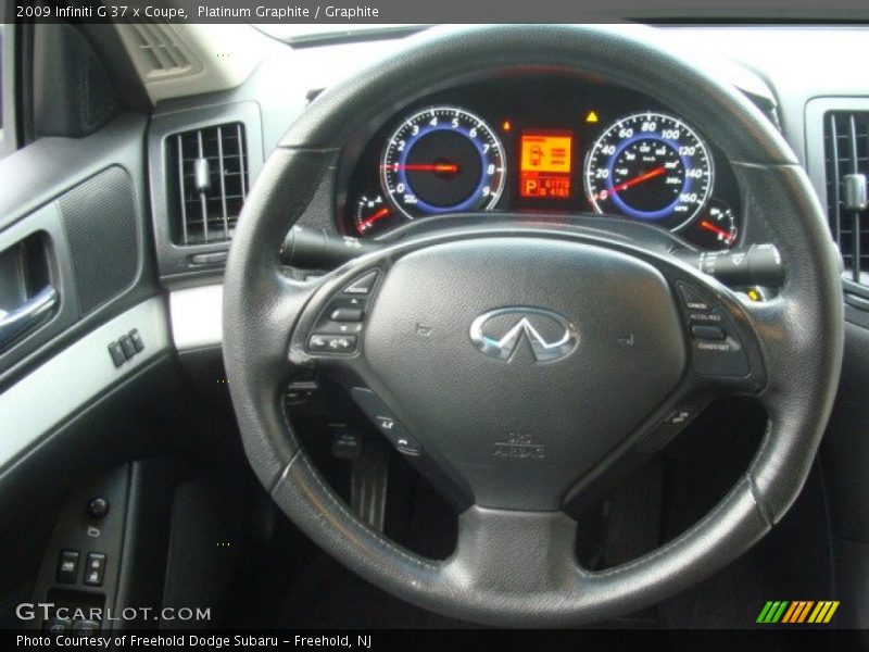 Platinum Graphite / Graphite 2009 Infiniti G 37 x Coupe