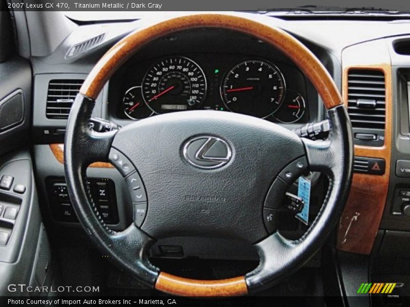 Titanium Metallic / Dark Gray 2007 Lexus GX 470