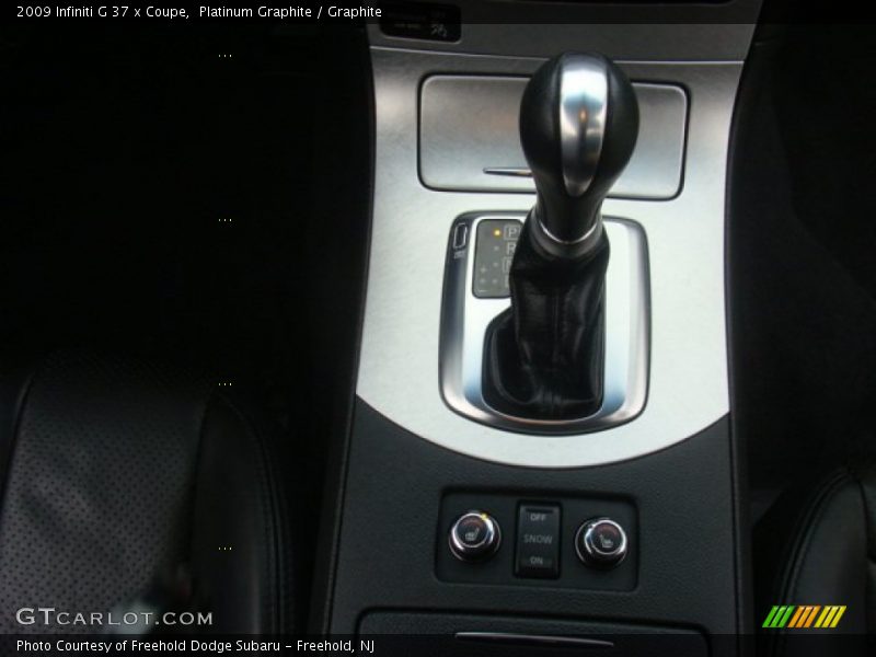 Platinum Graphite / Graphite 2009 Infiniti G 37 x Coupe