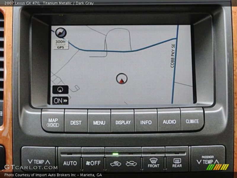 Titanium Metallic / Dark Gray 2007 Lexus GX 470