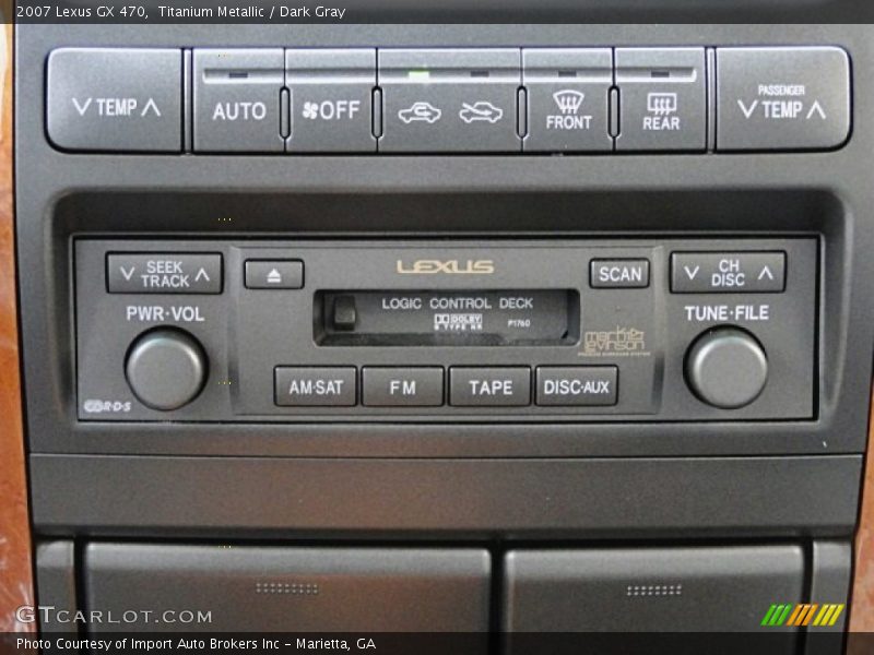 Titanium Metallic / Dark Gray 2007 Lexus GX 470