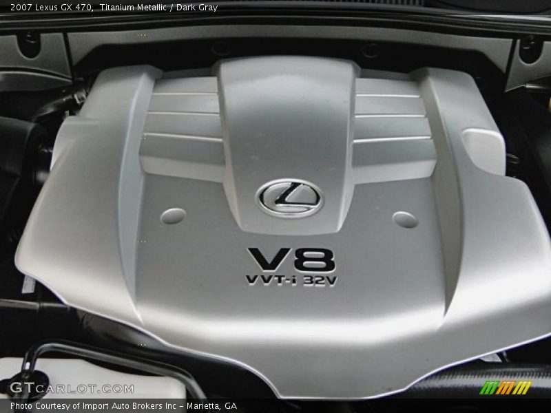Titanium Metallic / Dark Gray 2007 Lexus GX 470
