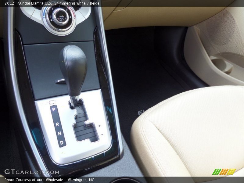 Shimmering White / Beige 2012 Hyundai Elantra GLS